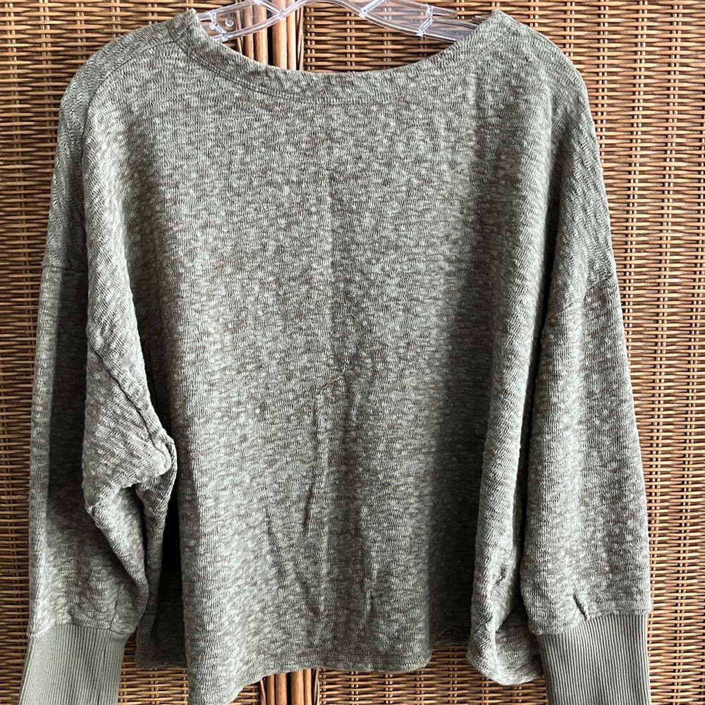 Anthropologie Green Heather  Sweater